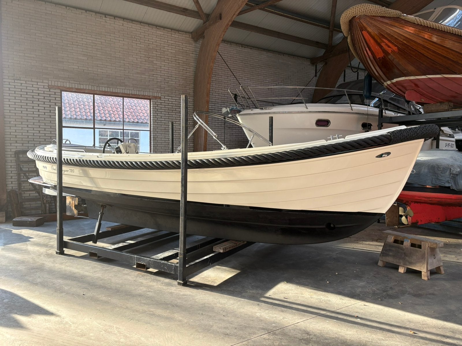 Oud Huijzer 720 Gebruikt maar in top staat, Watersport en Boten, Sloepen, Ophalen, Gebruikt, Binnenboordmotor, 85 cm