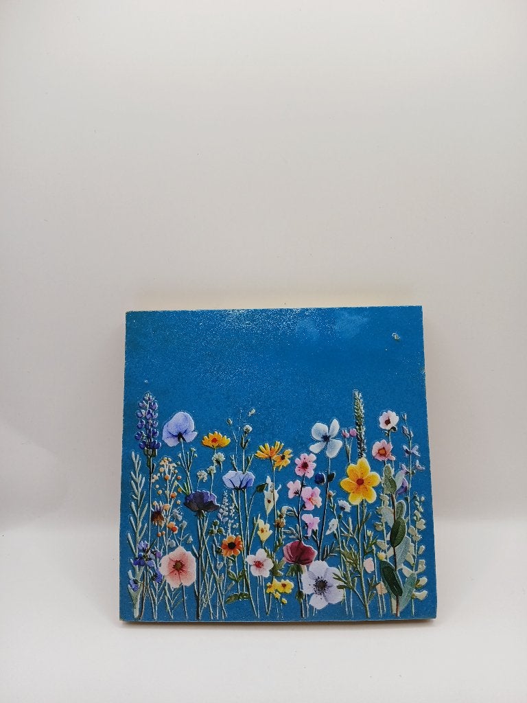 marokkaanse tegel petrolio 10x10 cm., Huis en Inrichting, Woonaccessoires | Overige, Meerkleurig, Overige stijlen, Nieuw, Ophalen of Verzenden