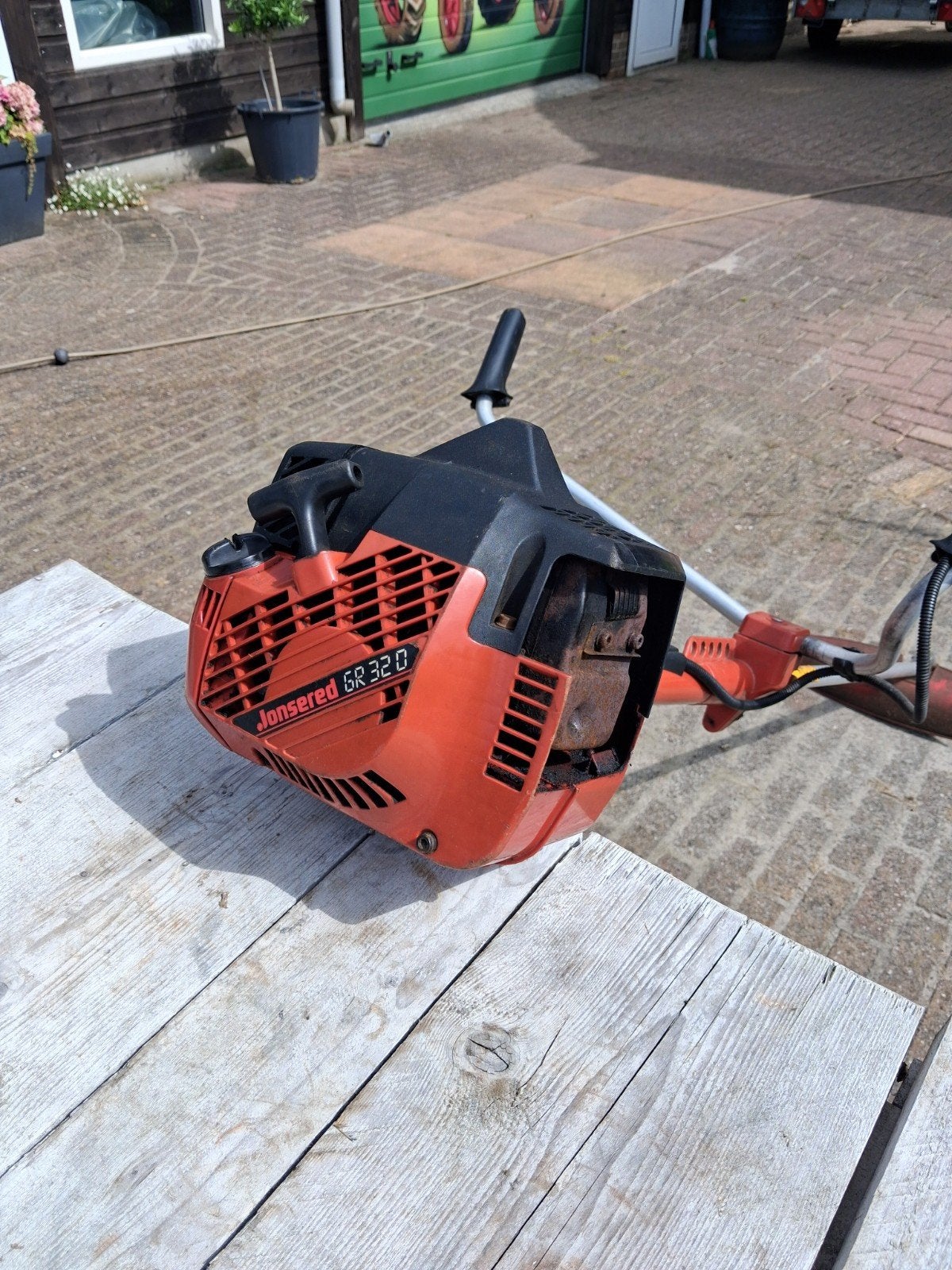jonsered bosmaaier loopt prima mist draadkop, Ophalen, Gebruikt, Benzine, Jonsered