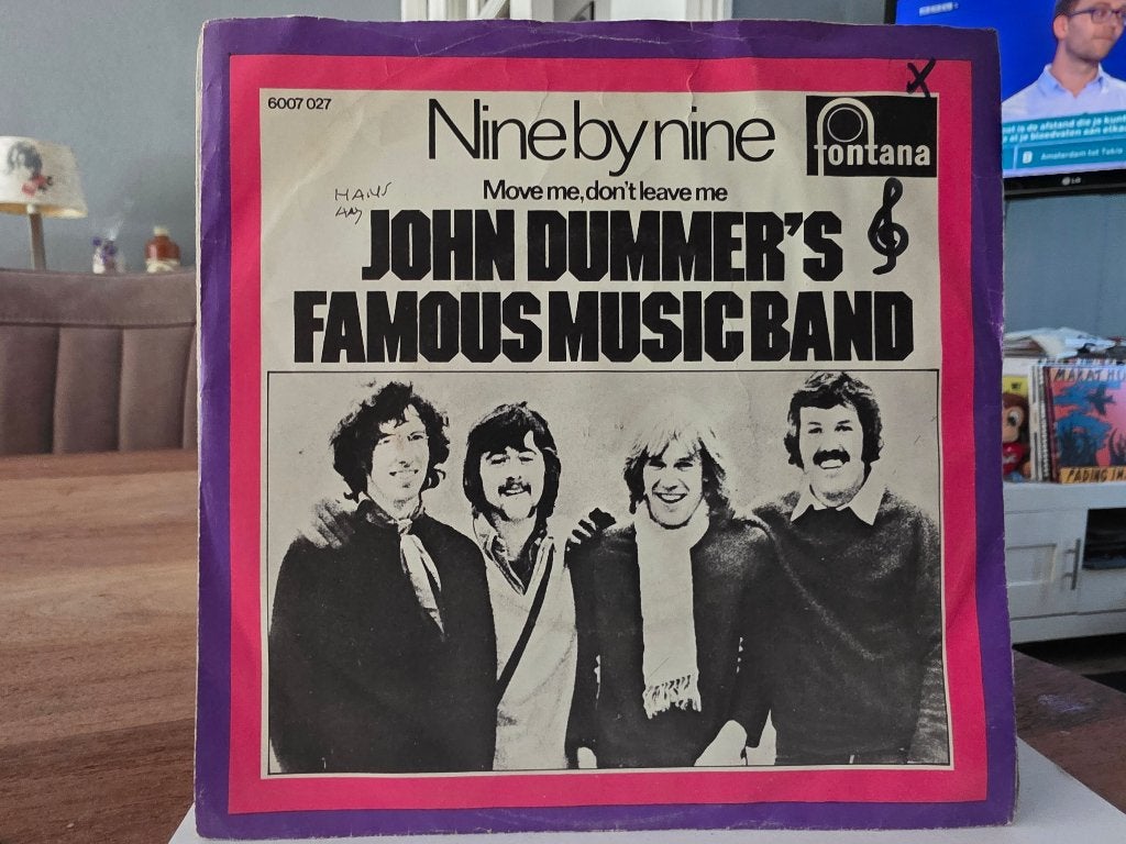 7" Single John Dummer's Famous Music Band - Nine By Nine / M, Ophalen of Verzenden, Gebruikt, Pop