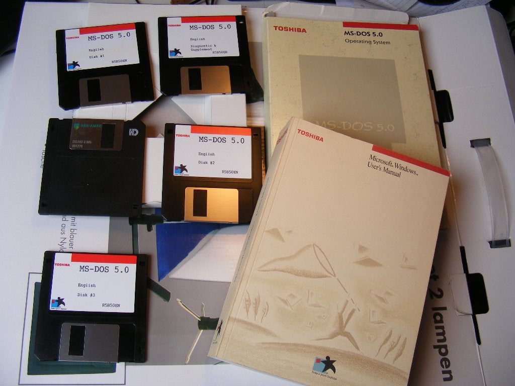 toshiba ms dos 5.0, Computers en Software, Office-software, Ophalen of Verzenden