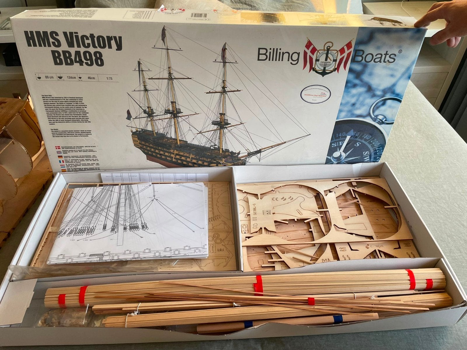 Billing Boats HMS Victory, Hobby en Vrije tijd, Modelbouw | Boten en Schepen, Ophalen, Gebruikt