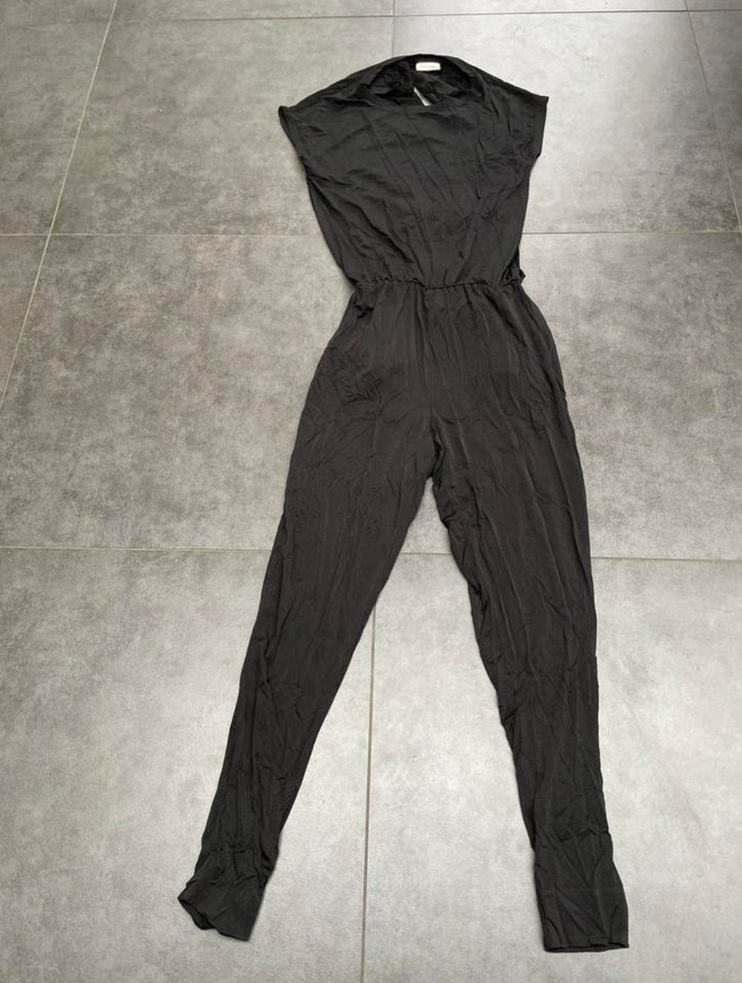 By Marlene Birger jumpsuit stretch zwart XS, Kleding | Dames, Jumpsuits, Zwart, Ophalen of Verzenden, Zo goed als nieuw, Maat 34 (XS) of kleiner