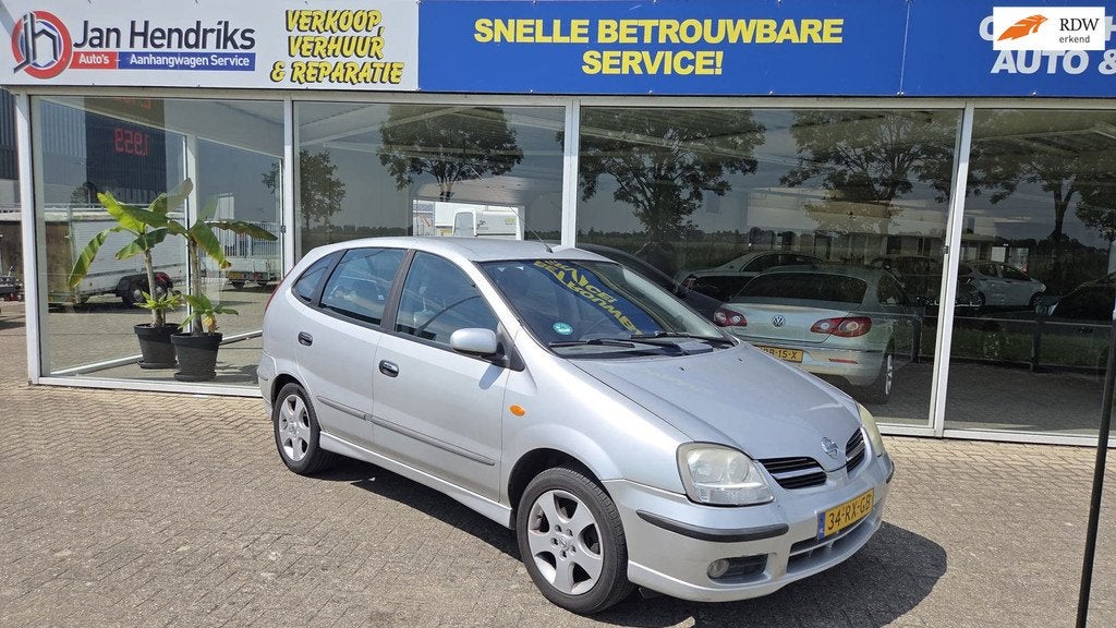 Nissan Almera Tino 1.8 Tekna, 4 cilinders, Almera Tino, 116 pk, Origineel Nederlands