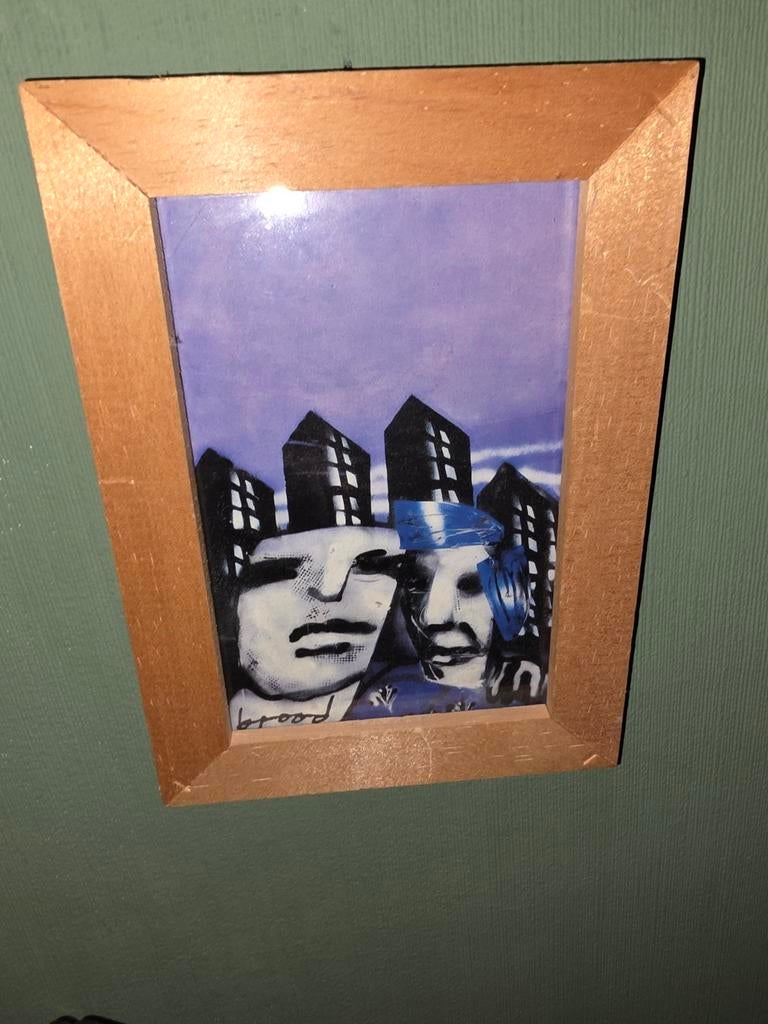 Herman Brood in lijst, Ophalen of Verzenden