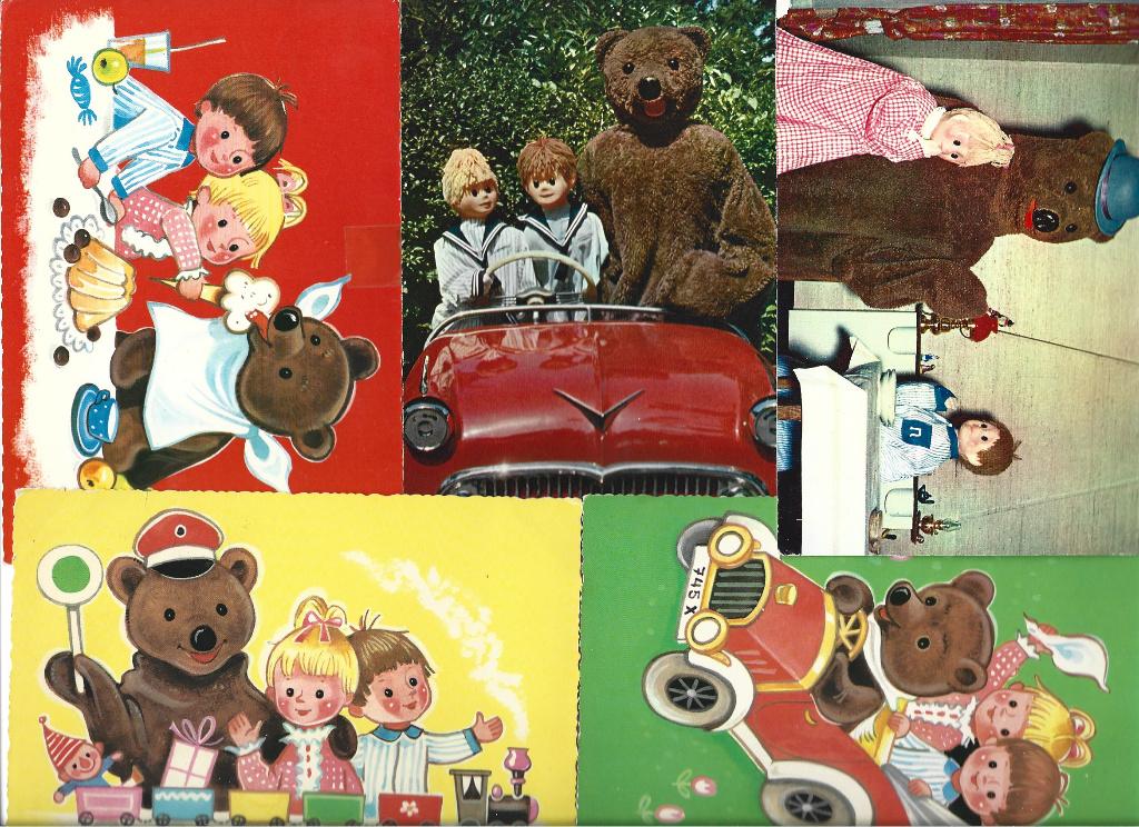 Barend de Beer ansichtkaarten , 5 x, Verzamelen, Verzenden, 1960 tot 1980, Gelopen, Kinderen