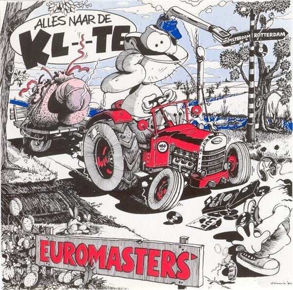 Euromasters – Alles Naar De Kl--te CD Maxisingle 1992 💿, Cd's en Dvd's, Verzenden, Zo goed als nieuw, Dance en House