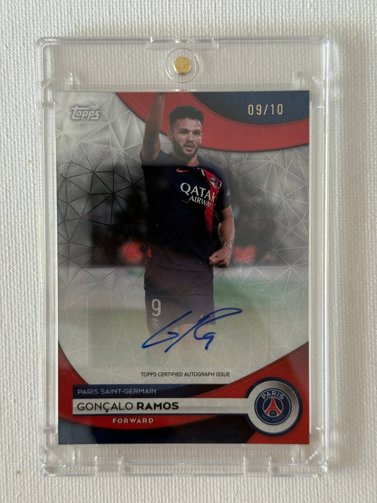 Goncalo Ramos | Auto | /10 | PSG | Topps, Ophalen of Verzenden, Nieuw