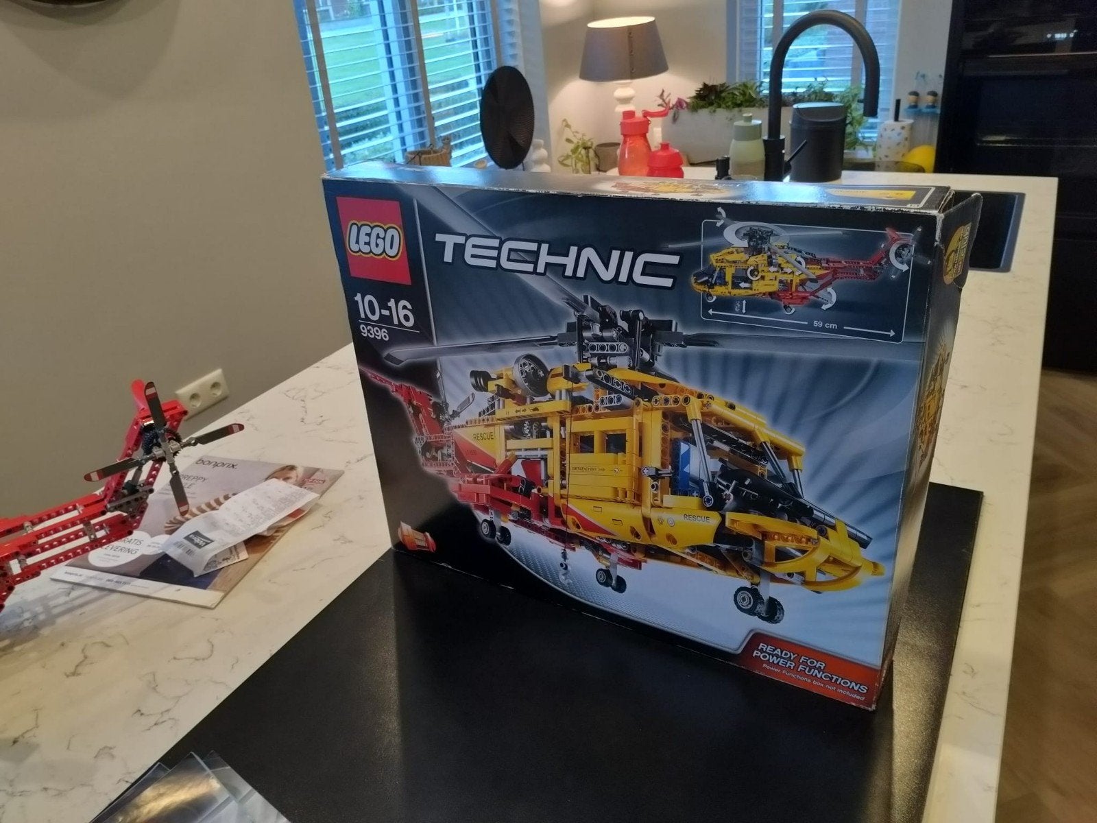 Lego Technic Helikopter 9396 met doos en boekjes