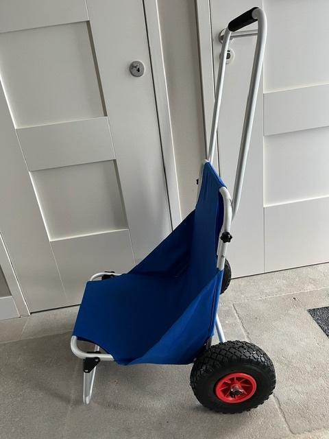 Strandkar opvouwbaar, Caravans en Kamperen, Bolderkarren, Ophalen, Opvouwbaar, Zo goed als nieuw