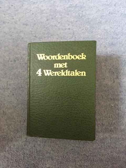 Woordenboek met 4 wereldtalen lekturama rotterdam, 1981, Boeken, Woordenboeken, Ophalen, Zo goed als nieuw, Van Dale, Nederlands