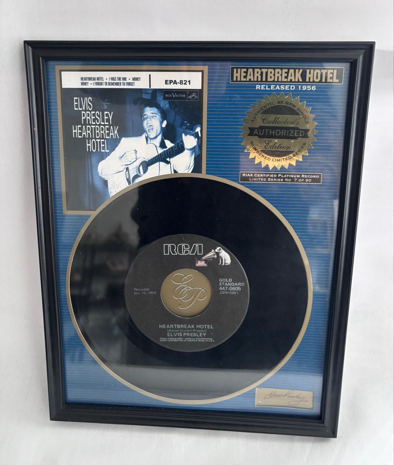 Elvis Presley - Heartbreak Hotel, Cd's en Dvd's, Speciale editie, 7 inch, Ophalen of Verzenden, Zo goed als nieuw