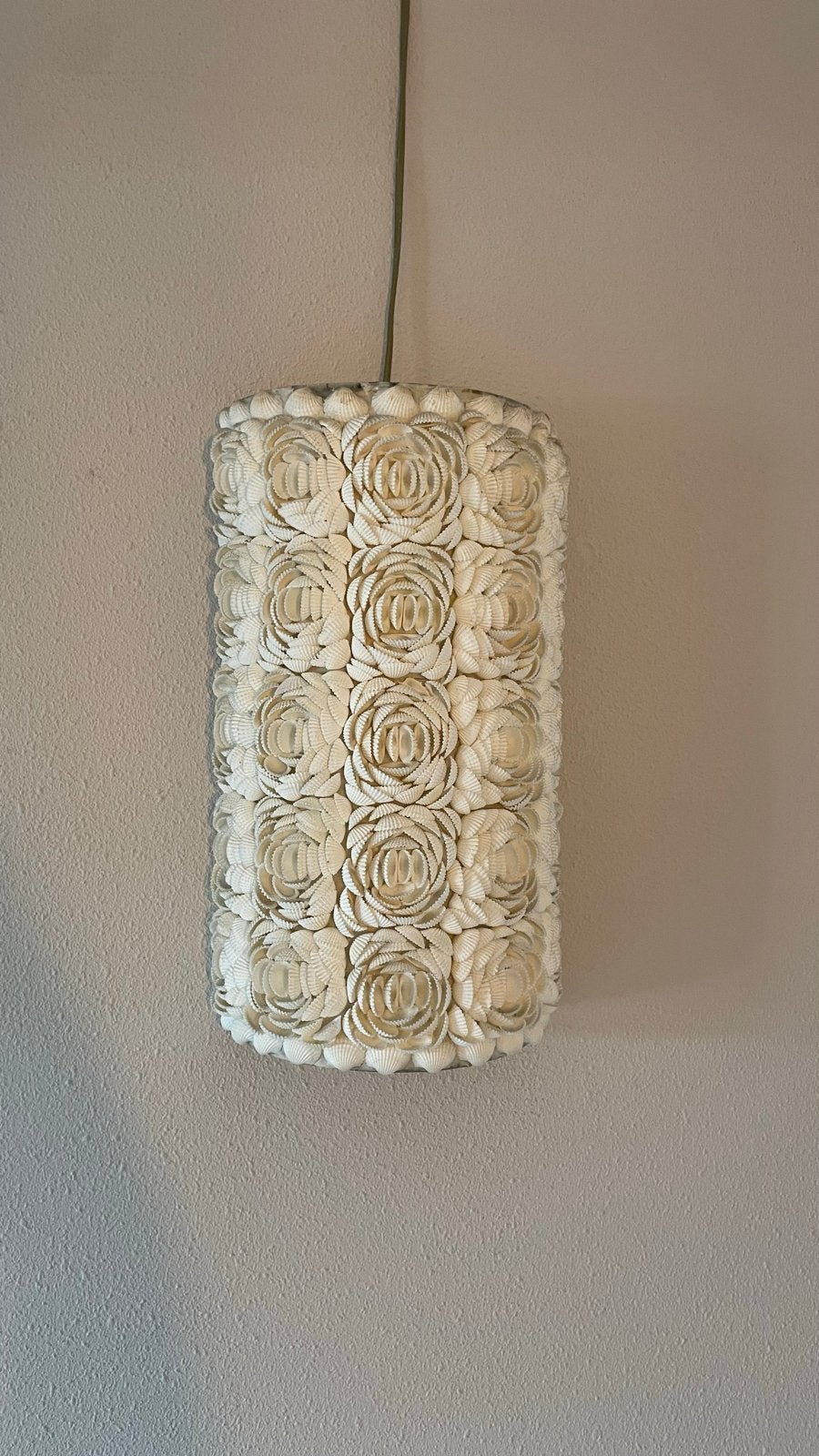 2x Unieke schelpen wandlamp - Sfeervolle verlichting, Boho, Ophalen of Verzenden, Zo goed als nieuw, Natuurlijk materiaal