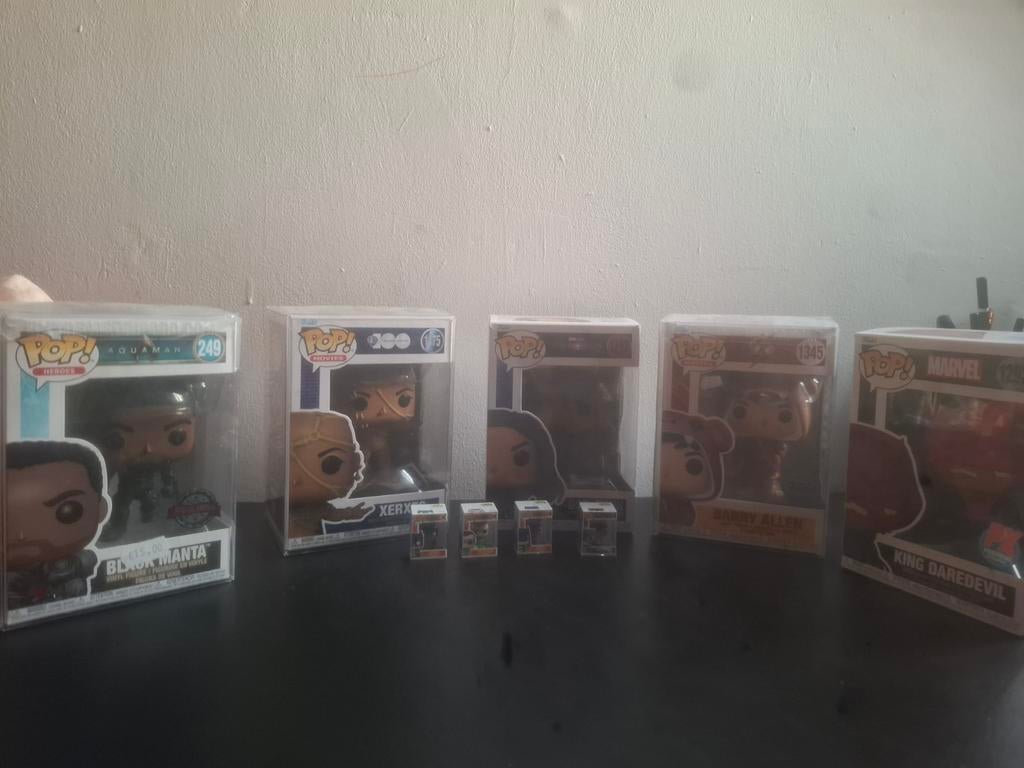 ​Mooie Funko Pop Collectie – Marvel, DC & Movies (Groot + Mi, Ophalen of Verzenden, Zo goed als nieuw