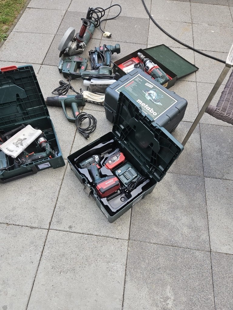 Metabo set gereedschap, Ophalen