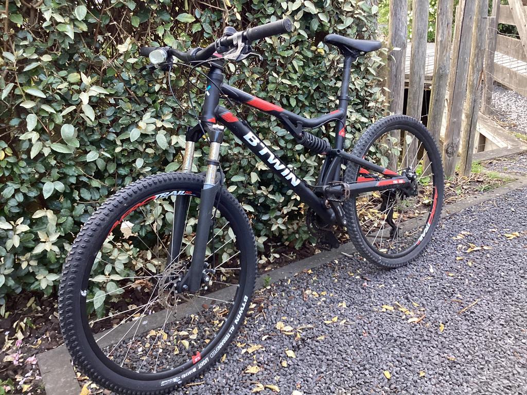 Mountainbike BTWIN Rockrider 520 S - 27,5 inch, Ophalen, Gebruikt, Aluminium, 24 inch of meer