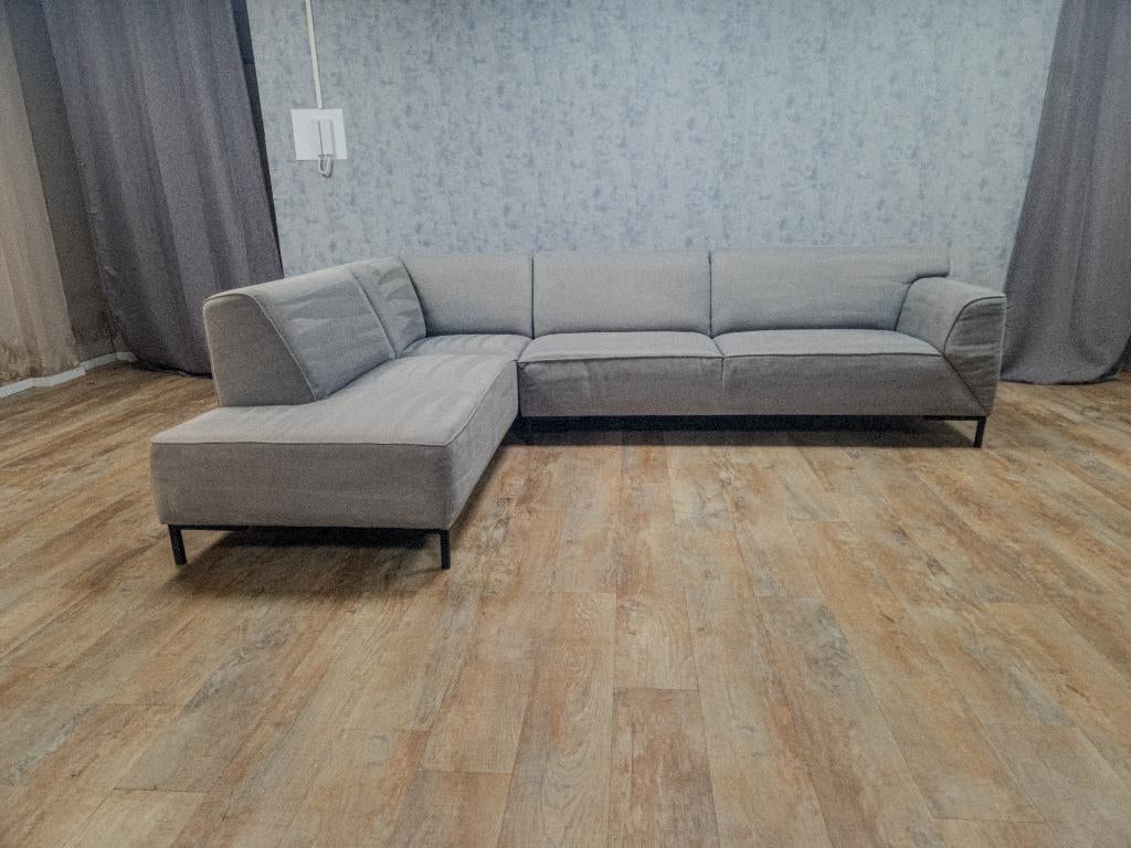  Zeer Mooi Grijs Hoekbank, Info@banxtel.nl, Gebruikt, Verzenden, Hoekbank