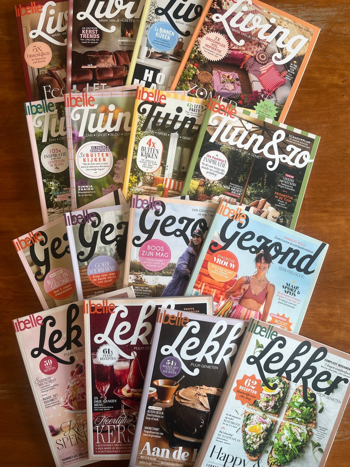 Libelle Tijdschriften Collectie: Gezond, Lekker, Living, Tui, Boeken, Tijdschriften en Kranten, Ophalen of Verzenden, Gelezen