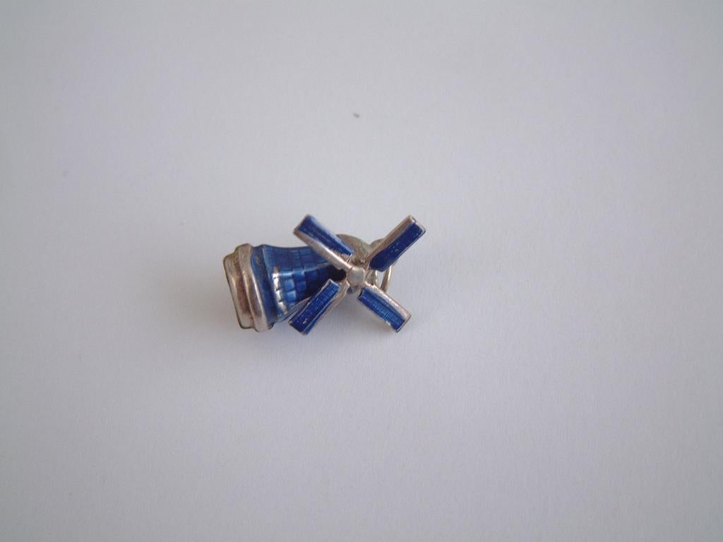 zilver zilveren hangertje molen molentje, Ophalen of Verzenden, Zo goed als nieuw, Zilver, Zilver