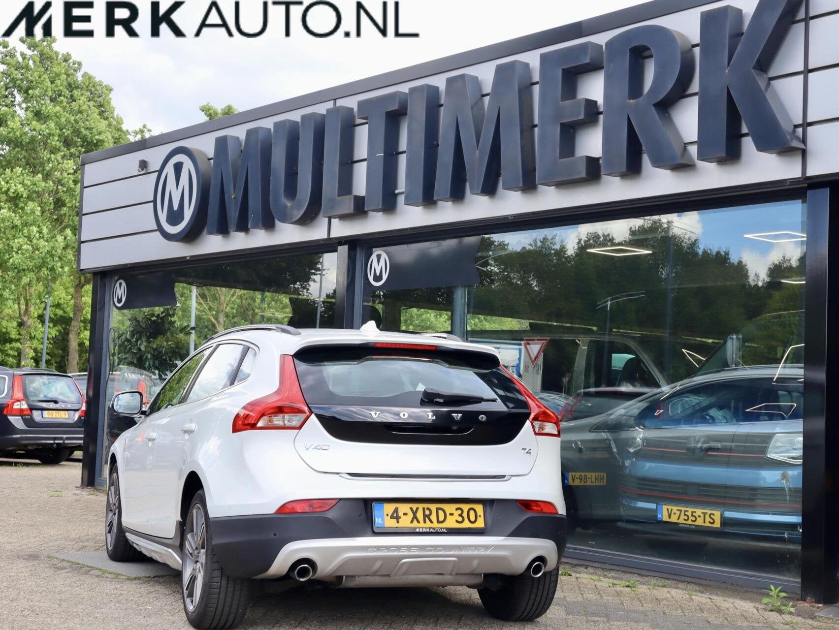 Volvo V40 Cross Country 1.6 T4 Ocean Race, Panodak, Leder, Auto's, Volvo, Voorwielaandrijving, Gebruikt, Zwart, 4 cilinders