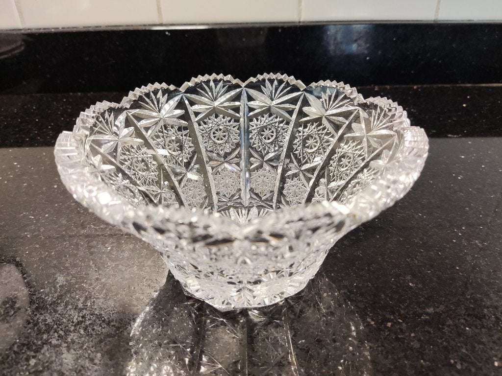 BOHEMIAN KRISTALLEN BONBON SCHAALTJE, Ophalen of Verzenden