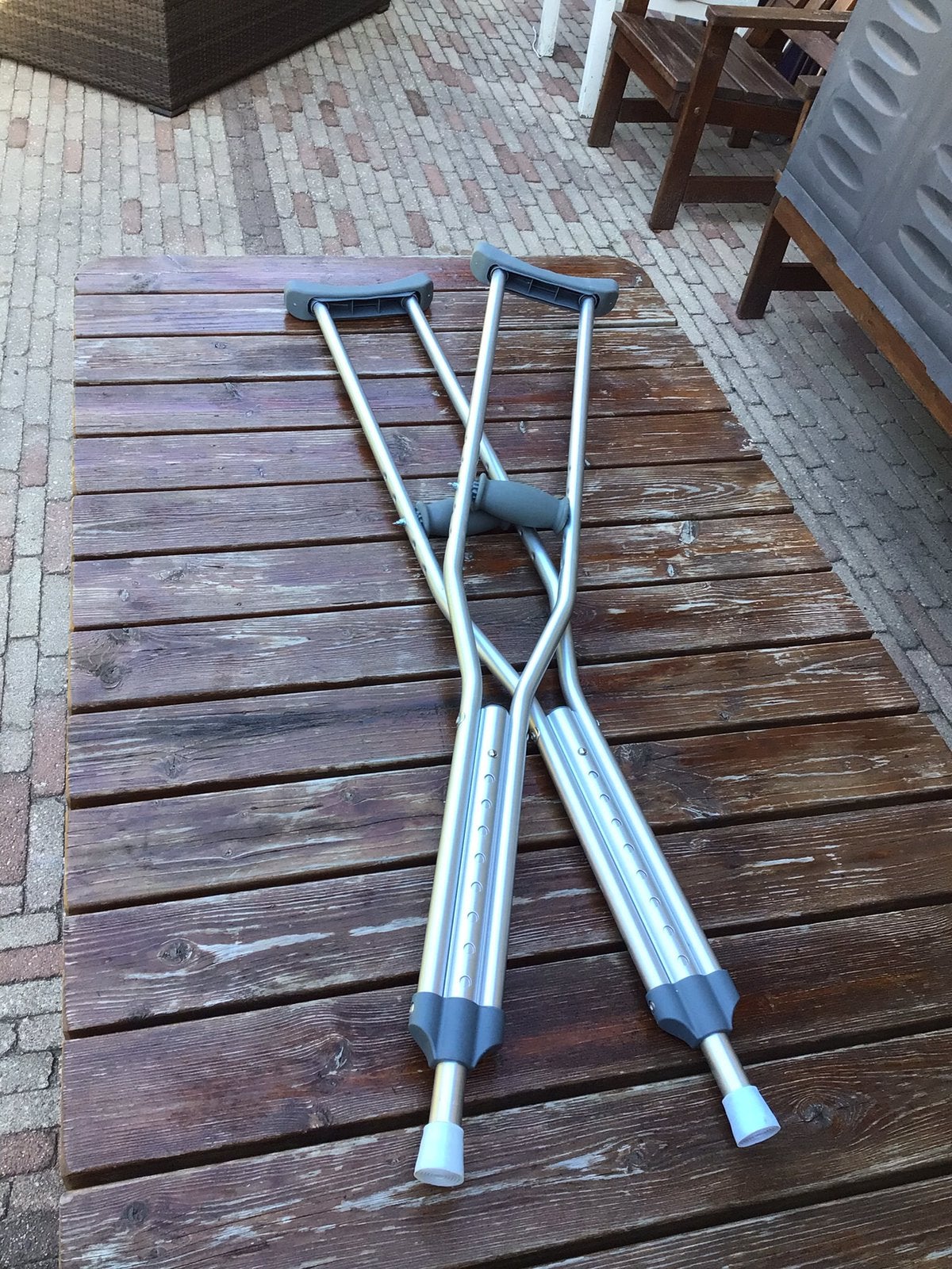 Oksel krukken, Diversen, Loopkrukken, Ophalen, Zo goed als nieuw
