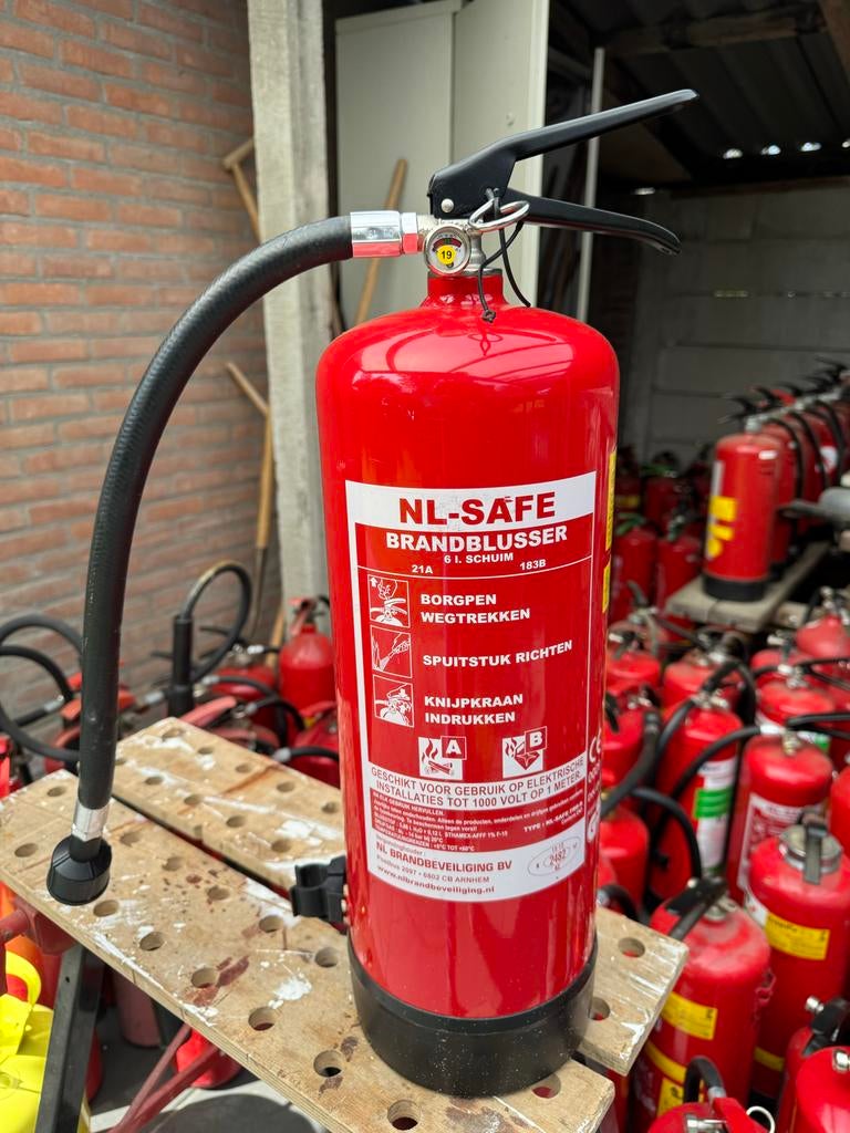 Lege NL-Safe Brandblusser - Decoratie/Oefening, Ophalen, Gebruikt, Brandblusser