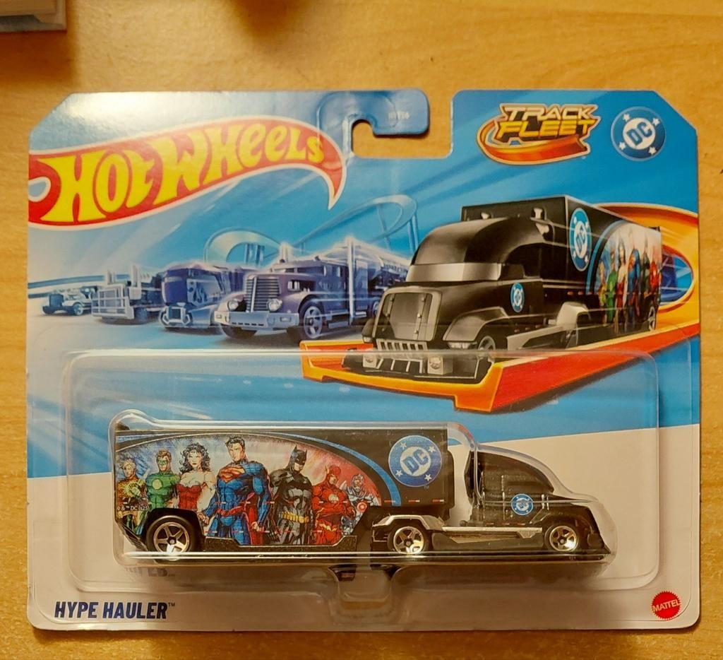 Hot Wheels Track Fleet DC Comics Hype Hauler Vrachtwagen, Ophalen of Verzenden, Nieuw