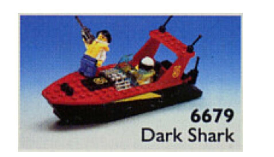 Lego Classic Town Dark Shark 6679, Ophalen, Compleet, Gebruikt, Lego