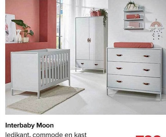Foto 4 van Complete babykamer - grijs - Interbaby Moon