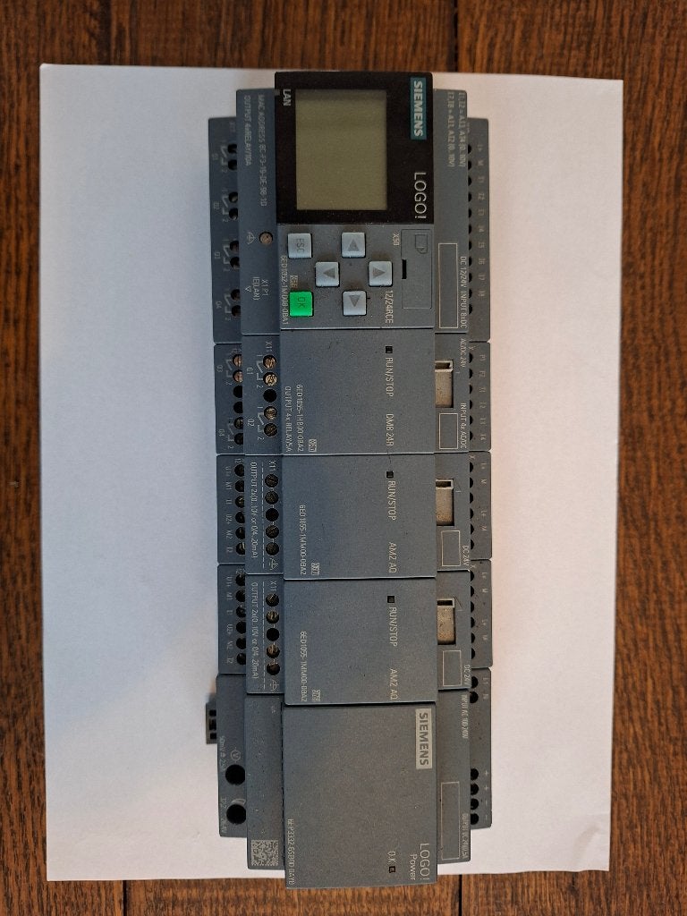 Siemens LOGO! PLC met uitbreidingsmodules, Ophalen of Verzenden, Gebruikt