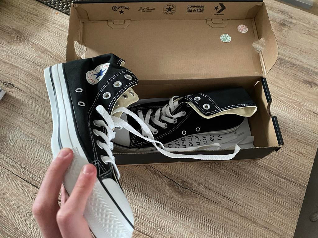 Nieuwe Converse All Star High Top Sneakers Zwart Maat 42, Ophalen, Zwart, Overige typen, Nieuw