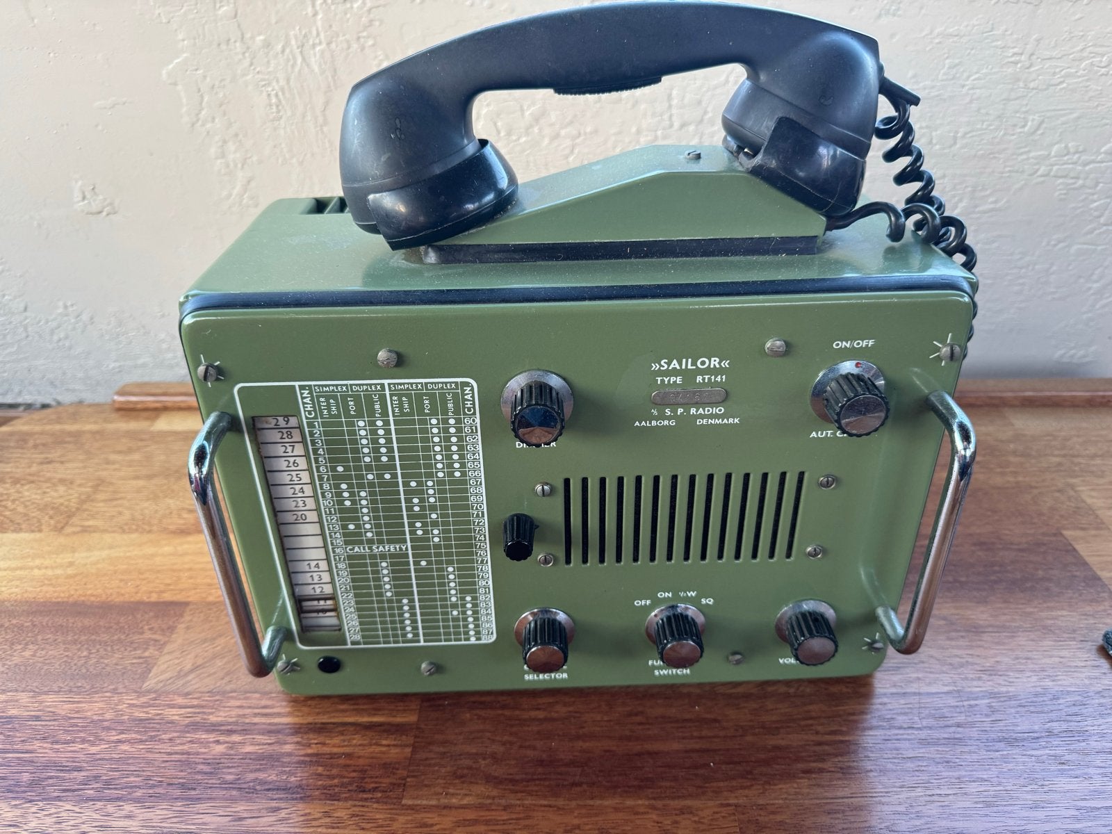 Vintage Sailor RT141 Marifoon - Klassieke Scheepsradio, Ophalen, Gebruikt, Zender en Ontvanger
