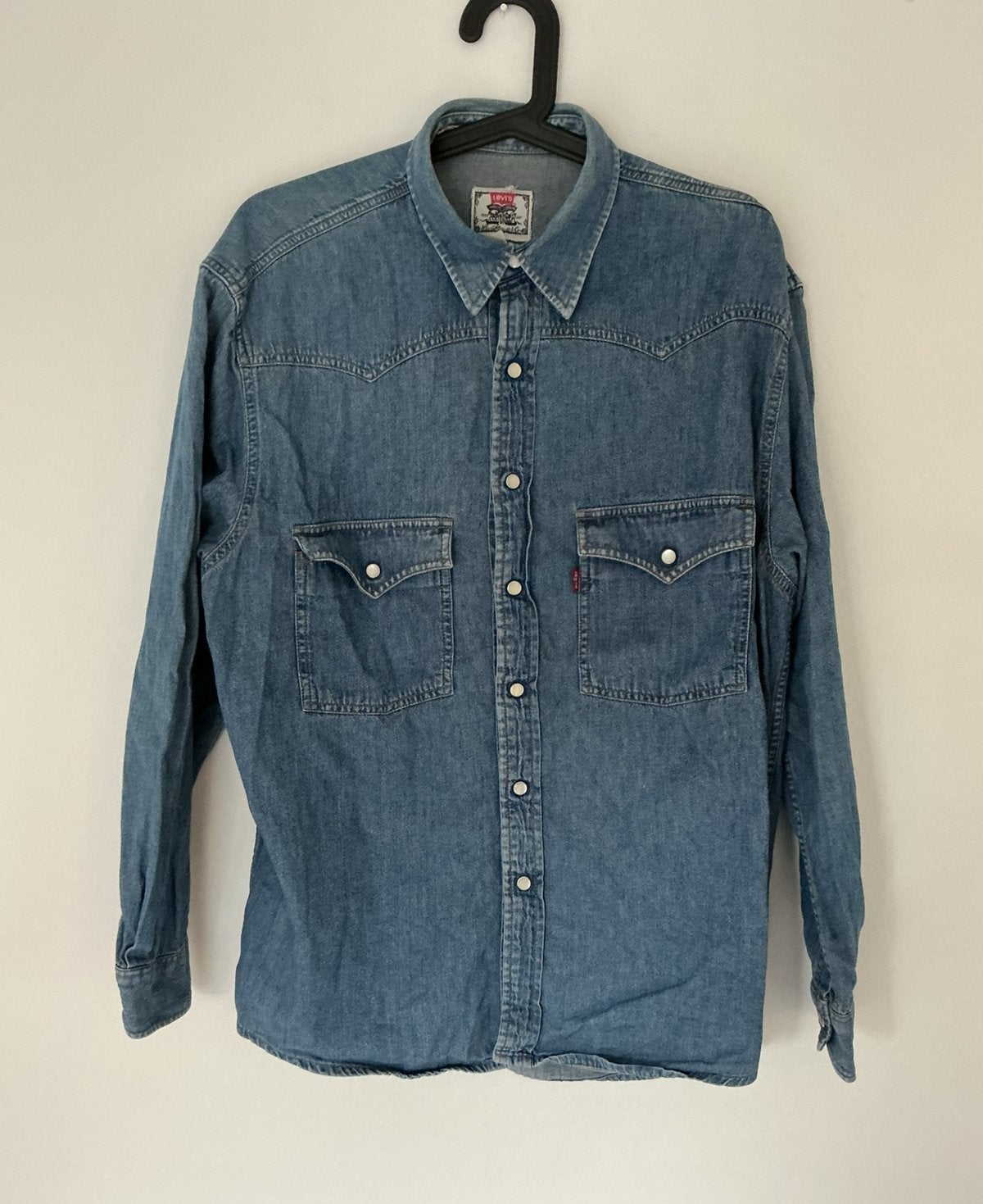 Levi’s spijkerjas, maat L, Verzenden, Zo goed als nieuw, Maat 42/44 (L), Blauw