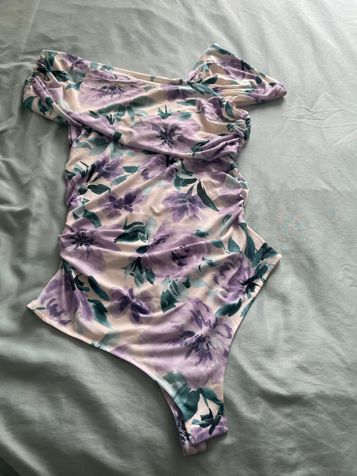 H&M Badpak met bloemenprint - Maat S, Ophalen of Verzenden, Nieuw, Meerkleurig, Badpak