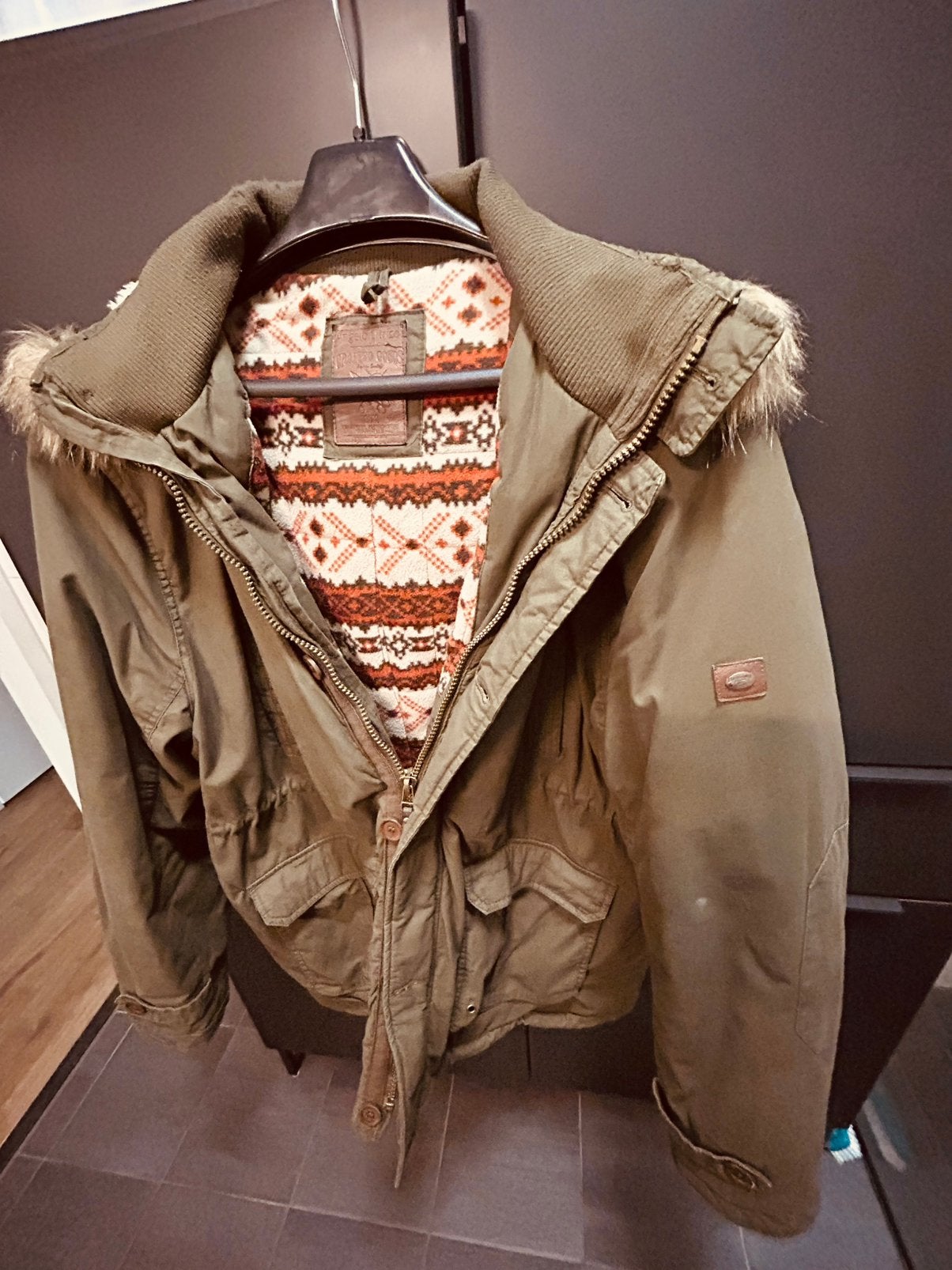 Winterjas, Kleding | Dames, Jassen | Winter, Ophalen, Zo goed als nieuw, Groen