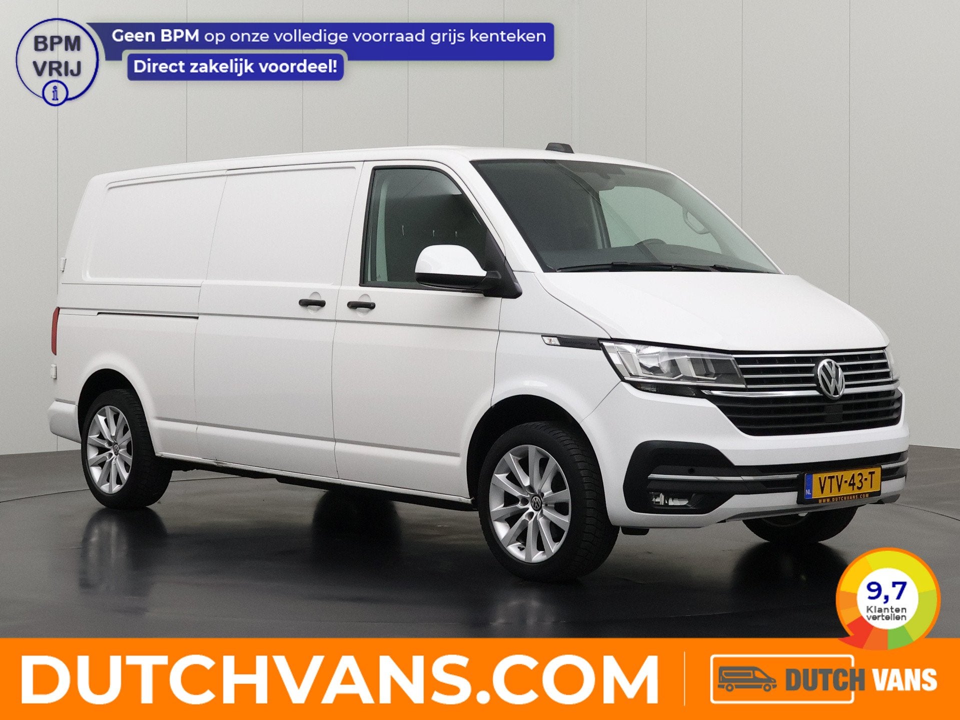 Volkswagen Transporter 2.0TDI Lang | Imperiaal | Trekhaak |, Voorwielaandrijving, Gebruikt, Euro 6, 4 cilinders