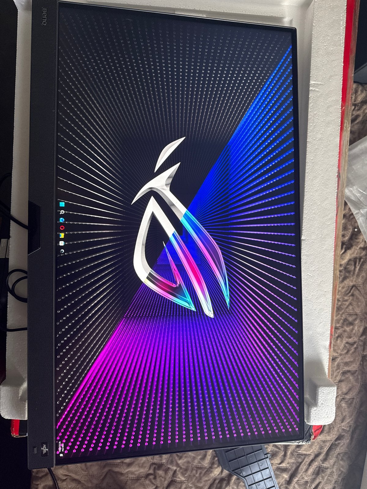 BenQ MOBIUZ EX2710Q Gaming Monitor - Nieuwstaat, Computers en Software, IPS, Nieuw, 1 tot 2 ms, Ingebouwde speakers