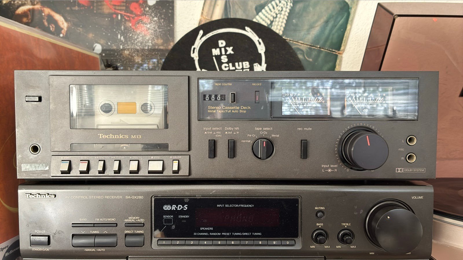 Technics M13 Cassettedeck, Ophalen of Verzenden, Enkel, Overige merken, Tiptoetsen