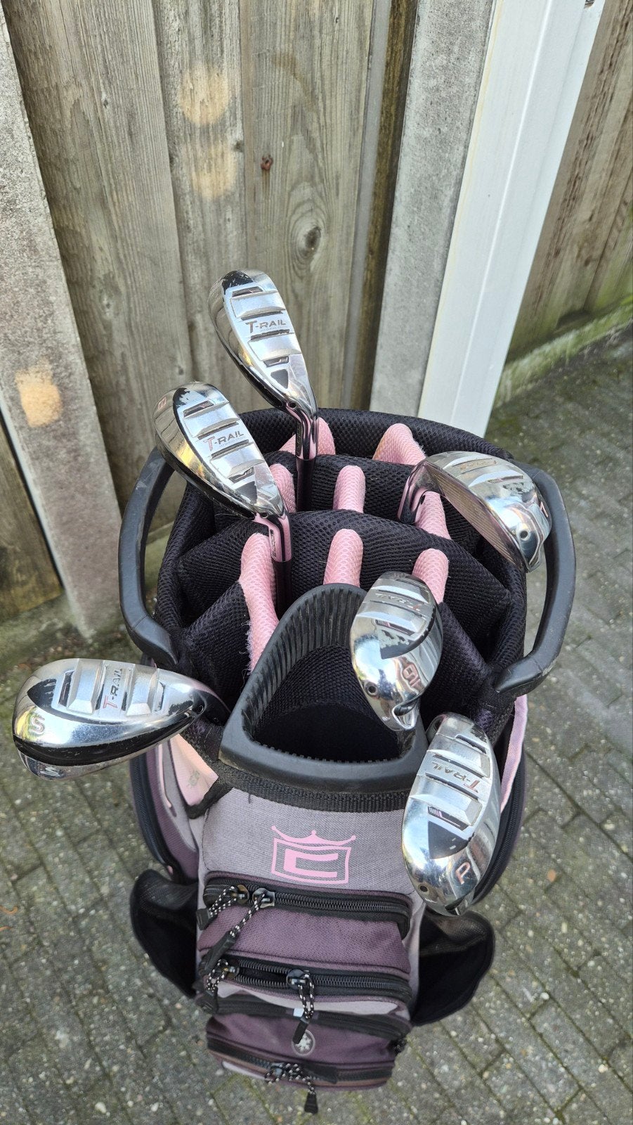 Cobra T-Rail 6-SW Golfset Dames met Golftas
