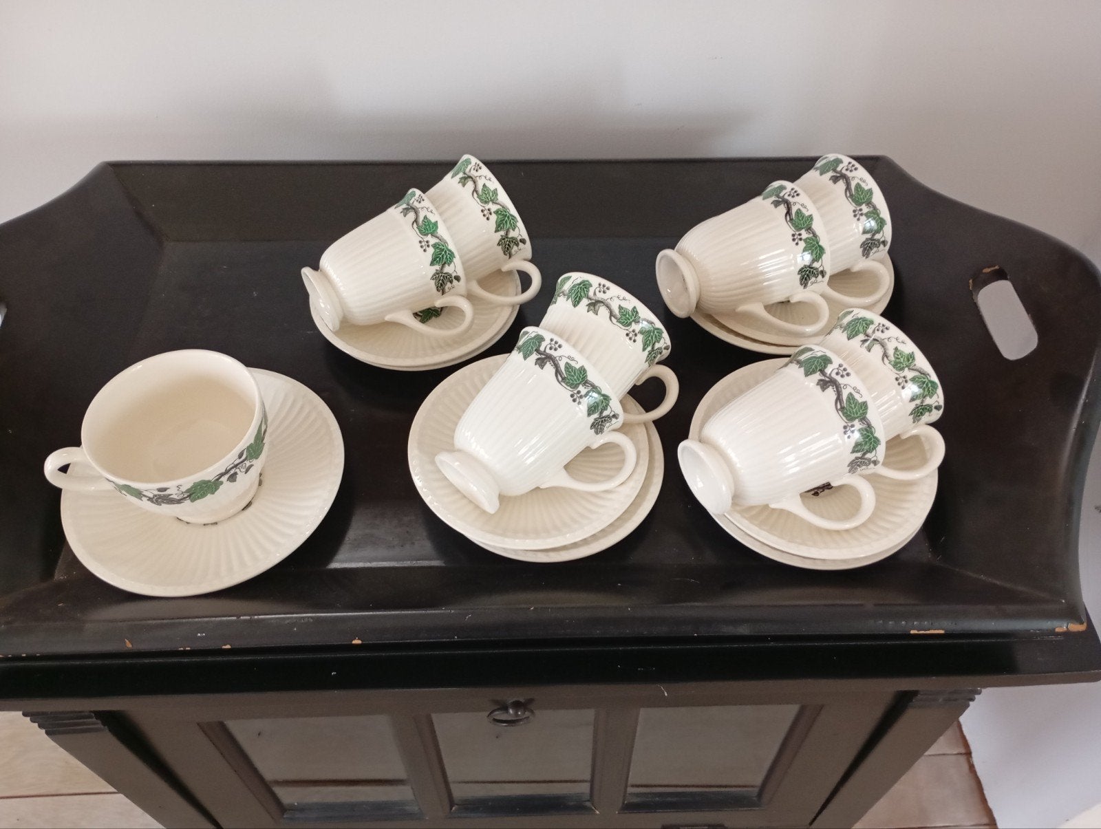 Wedgwood Etruria Barlaston Stratford Kop en Schotel Set, Ophalen of Verzenden