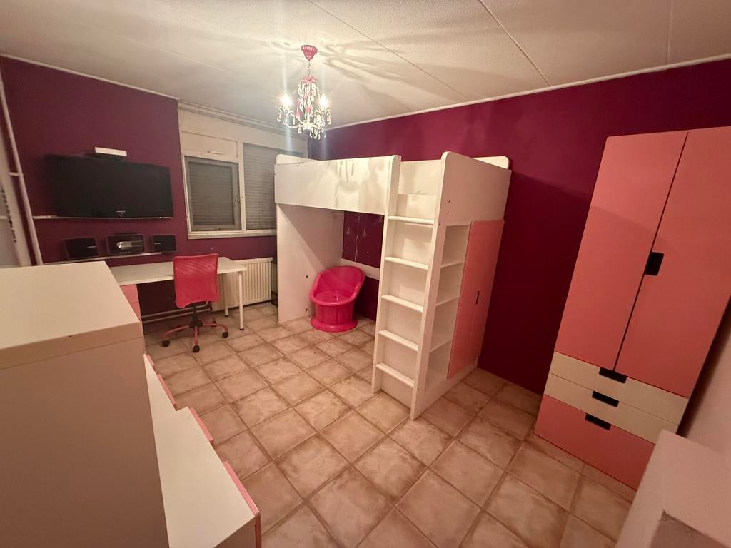 IKEA STUVA kinderkamer bed, kledingkast, bureau & opbergkast, Kinderen en Baby's, Ophalen, Gebruikt, Hoogslaper