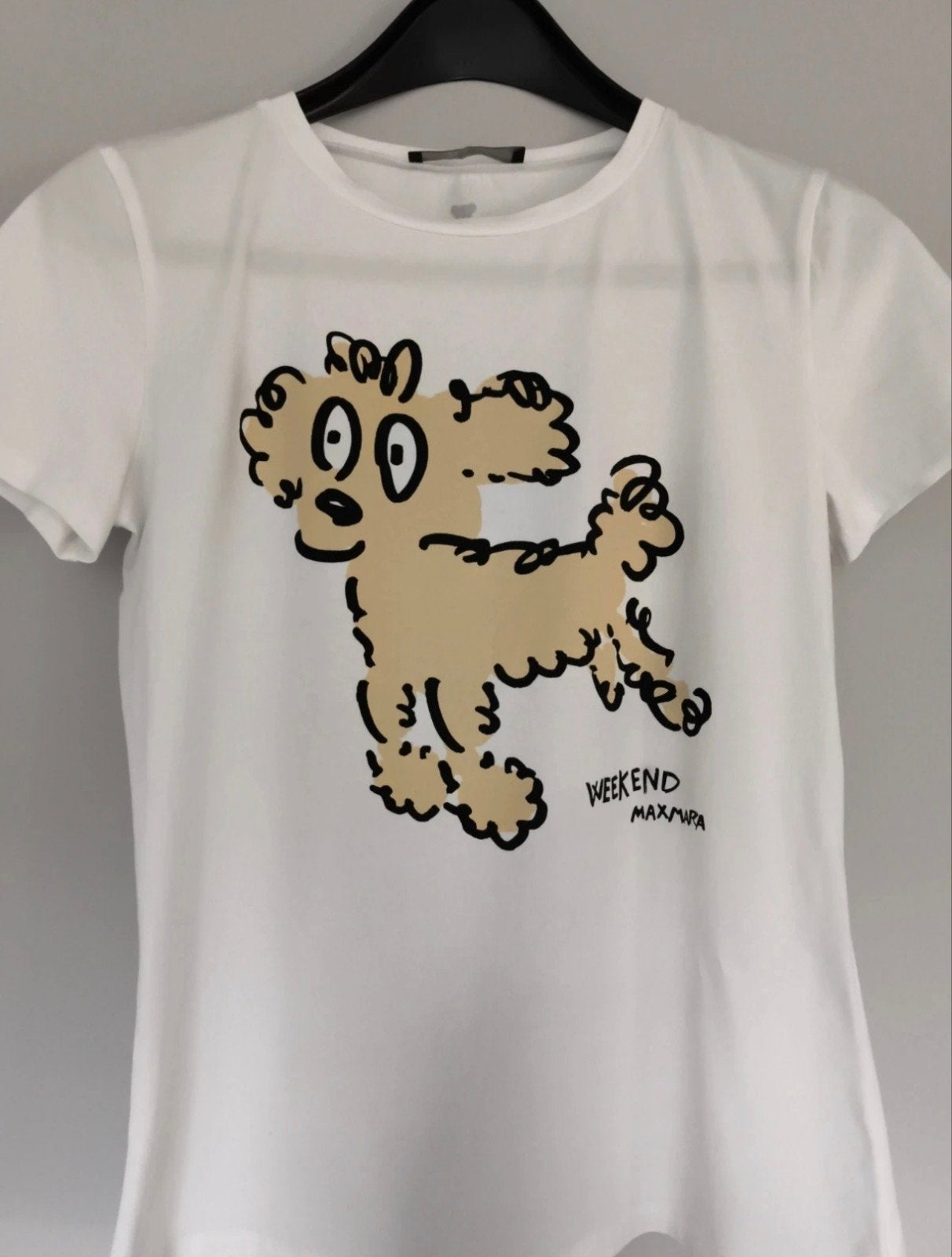 T-shirt van Max Mara. Maat S, Wit, Max Mara, Ophalen of Verzenden, Zo goed als nieuw