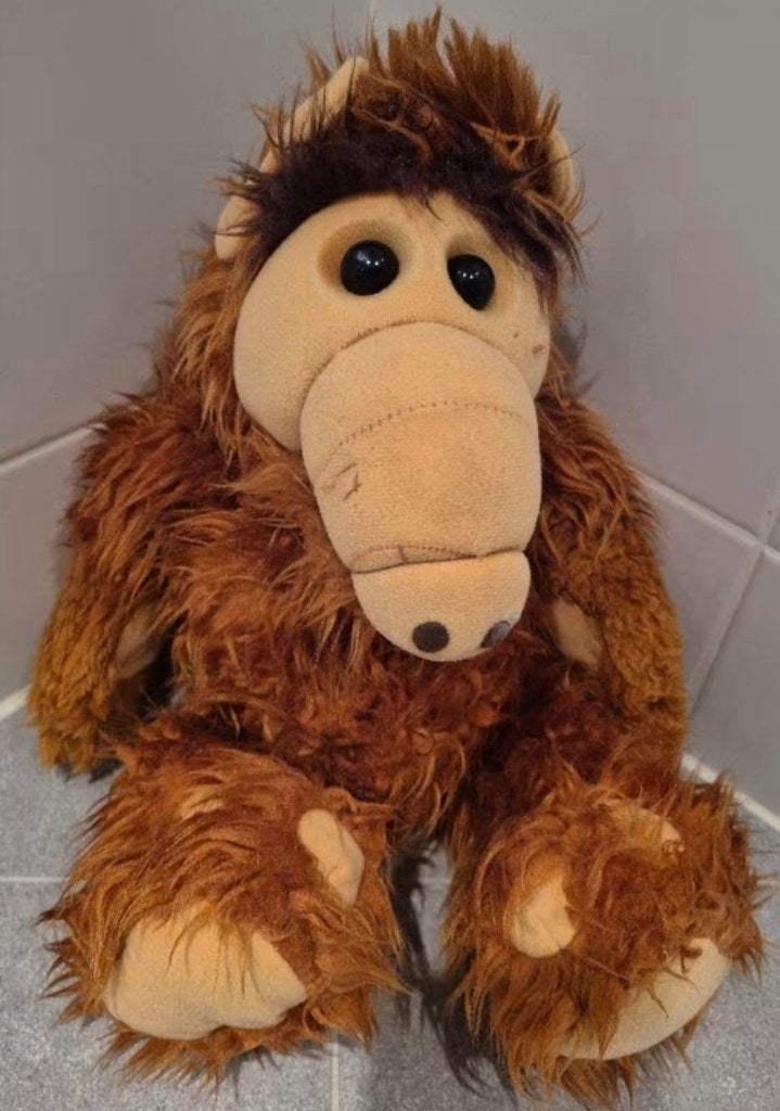 Alf knuffel 80's, Ophalen of Verzenden, Gebruikt, Tv, Actiefiguur of Pop