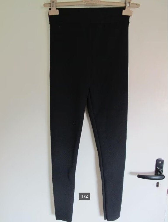 Black leggings (Shein), Legging, Zwart, Nieuw, Overige maten