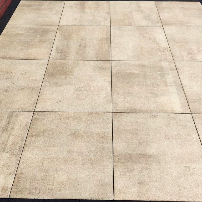 Betontegels, 60x60x4, Desert Cream, Tuintegel, Restpartij!, Tuin en Terras, Tegels en Klinkers, Ophalen of Verzenden, Nieuw, Beton