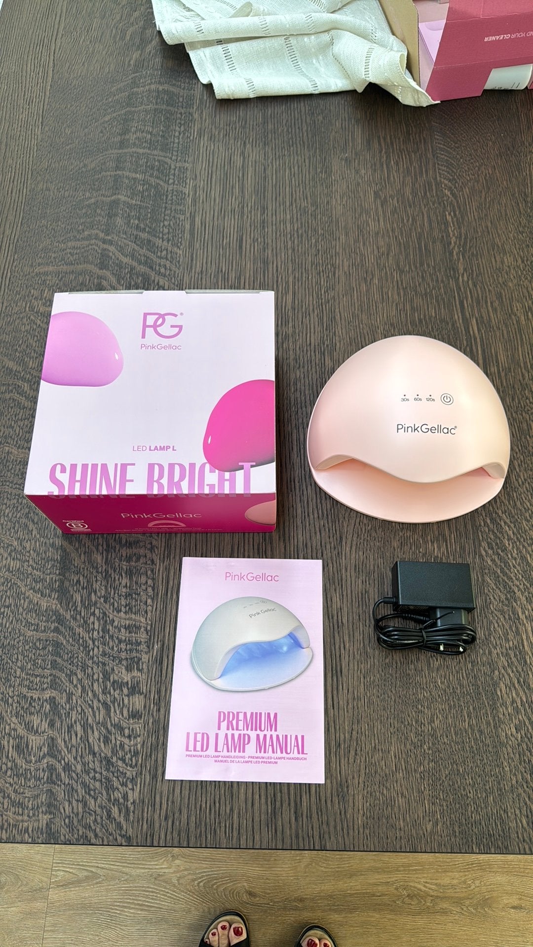 Pink gellac premium led lamp ( L), Ophalen of Verzenden, Nieuw, Roze, Handen en Nagels