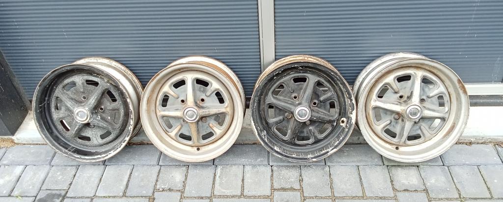 4 Rostyle velgen 13 inch, Auto-onderdelen, Ophalen, Gebruikt, 13 inch, Banden en Velgen