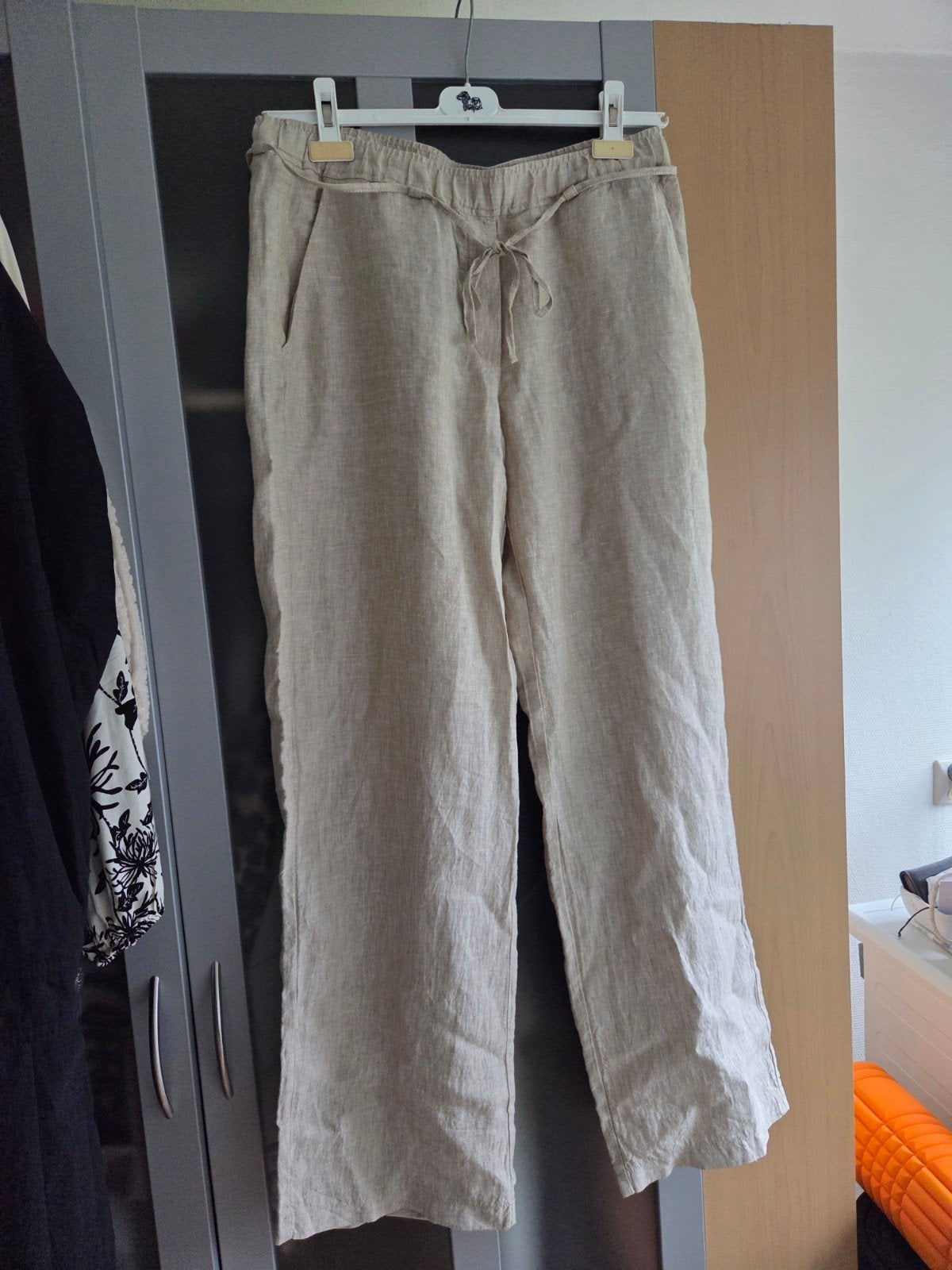 MAC linnen broek maat 40, Maat 38/40 (M), Beige, Ophalen of Verzenden, Zo goed als nieuw
