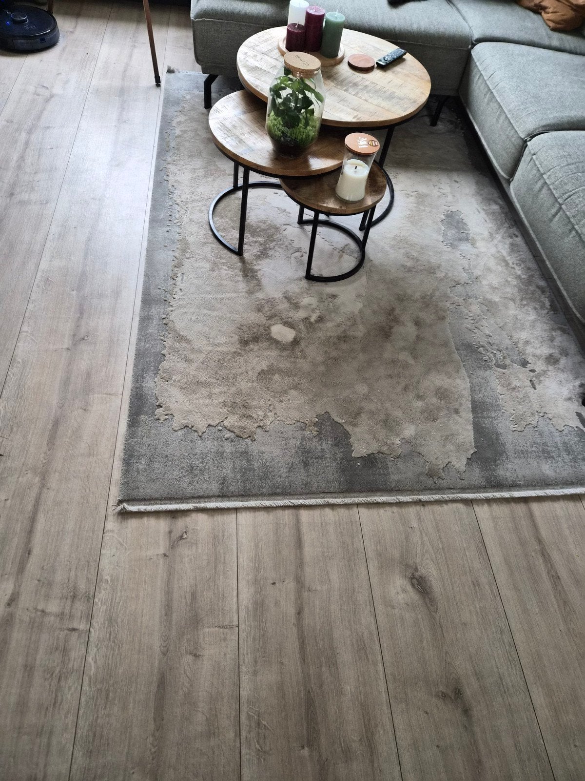 Pierre Cardin Trocadero tapijt - Grijs/Beige -160x230 cm, Ophalen, Gebruikt, Grijs, 150 tot 200 cm